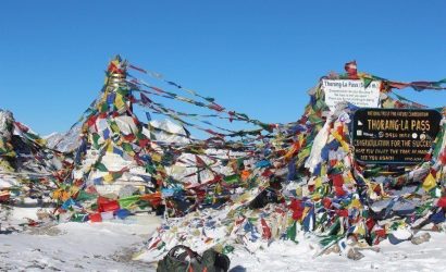 Thorong La Pass during Annapurna circuit trek