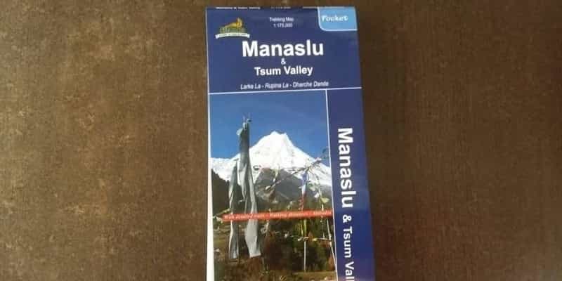 Manaslu Circuit Trekking Map