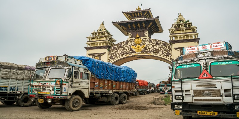 India to Nepal via the Raxaul border