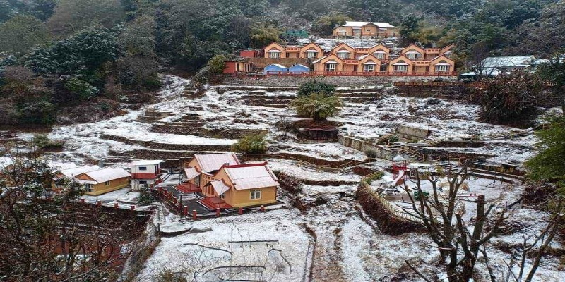 snowfall in Daman