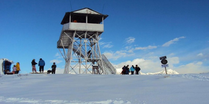 snowfall in Poon Hill